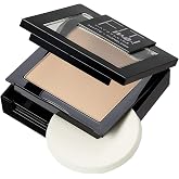 Maybelline New York Fit Me Mattifying Compact Powder, 130 Buff Beige | Shine Control, Natural Finish, Uniform Coverage, For M