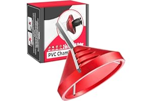 CRYFOKT Herramienta de desbarbado de chaflanes exteriores, Escariador interior exterior 2 en 1, Escariador de tubos y tuberías Herramienta para biselar tubos de PVC, CPVC, ABS, PP y PE