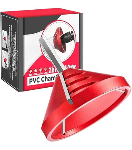 WIYETY Strumento Per Smussare Tubi: Sbavatore Per Tubi Viene Fornito Con 3 Lame, Strumento Di Sbavatura Per Tubi, Svasatore Tubi Rame Per Sbavare Tubi In PE PVC PP Da 20, 25, 32