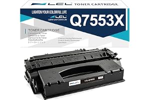 LCL 53A 53X Q7553A Q7553X CRG-715H High Yield 7000 sidor (1 svart) kompatibel tonerkassett för HP LaserJet P2014/P2015/M2727