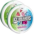 Ice Breakers Duo Fruit + Cool Sugar Free Mint, Watermelon, 2 X 42 Gram