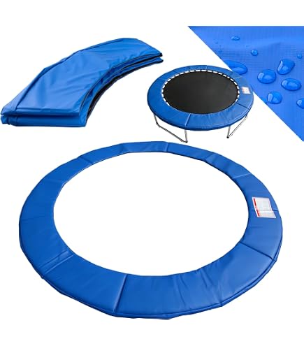 Tapis De Rechange Trampoline Rond 366/396/427 Cm – Toile PP UV Résistante, Cousue 8x, Anneaux V Galvanisés Pour Trampoline Jardin