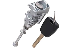 NIYATA Lewa przednia lufa zamka drzwi, automatyczny cylinder zamka drzwi, zamek cylindra i klucz przedni lewy, do Citroën C4(2004-2011)9170.Y0 9170Y0 9170.Y1 9170Y1