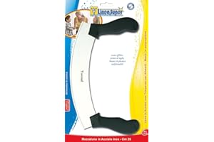 GLOOKE SELECTED DK - MEZZALUNA CM26 DA CUCINA ACCIAIO INOX TEMPERATO 2 MANICI