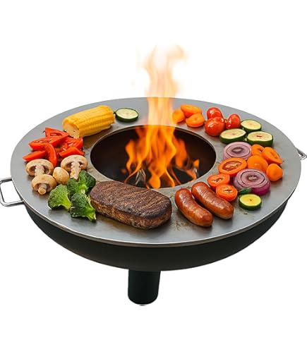 Onlyfire Edelstahl Grillplatte 65cm - Plancha Für Weber Kugelgrill & Fassgrill
