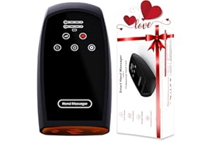 XLLENT Handmassagegerät mit Kompression und Heizung, Schmerzlinderung massagegerät, Karpaltunnel und Taubheitsgefühl in den Fingern, Valentinstagsgeschenk für Ihn/Sie