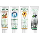 Agarta Doğal Diş Macunları(Misvak 100 ml + Propolis 100 ml + Bitki &Ouml;zl&uuml; 100 ml + Karbon 100 ml)
