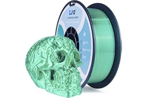 ZIRO Filament jedwab PLA 1,75mm,Filament do drukarki 3D Silk PLA 1,75mm 1kg,Zielony