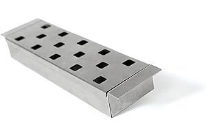 Broil King Grill-/Grillzubehör, Smokerbox, edelstahl, 5 x 5 x 5 cm, 60185, Silber