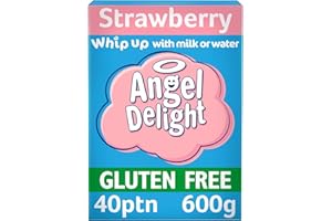 Angel Delight Smooth & Creamy Strawberry Flavour Instant Dessert Mix, 600 g (Pack of 1)