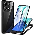 CENHUFO for Xiaomi Redmi Note 13 4G Case Built-in Screen Protector, 360 Full Body Protective Rugged Bumper Shockproof Phone Case for Redmi Note 13 4G -Black