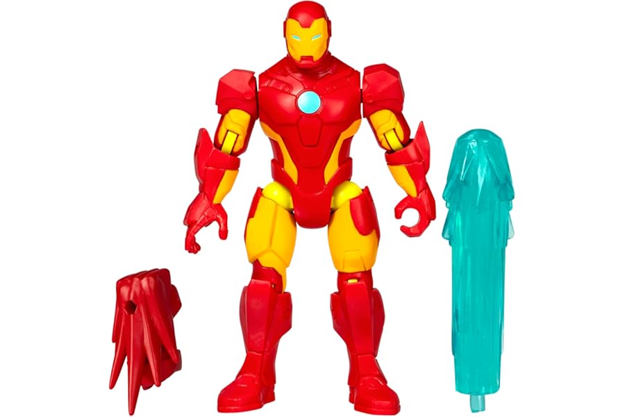 AVENGERS MixMashers Marvel Iron Man Mix-And-Match Action Figure & Accessories, Red