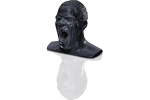 Oehlbach Scream Unlimited - Supporto per cuffie a forma di testa, ideale per riporre cuffie sovraurali grandi e realizzate a mano, colore: Nero