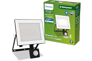 PHILIPS LIGHTING Philips Lois Zewnętrzna Lampa Floodlight z Czujnikiem, 30 W, 3000 K, Czarna