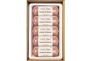 MOCO RAW DIRECT Prime Raw Frozen BARF Dog Food – 454g Rolls | 20 or 30 Rolls Pack | Premium Natural Barf Raw Diet | High-Protein, Grain-Free & Nutrient-Rich (10, Chicken & Salmon)