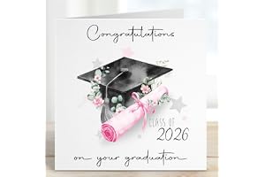 Graduation Card -pink - Congratulations on Your Graduation! Send Best Wishes and Cheers to the Recent Grad. You Did It! Gradu