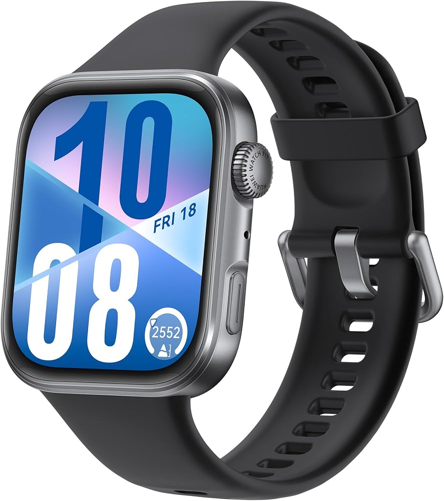 HUAWEI WATCH FIT 4 Akıllı Saat, 100+ Spor Modu, Ultra İnce Tasarım, Siyah | Spor ve Sağlık Takibi,10 Gün Pil, iOS ve Android Uyumlu, Alüminyum Kasa,1.82"AMOLED Ekran, GPS Destekli Koşu Saati