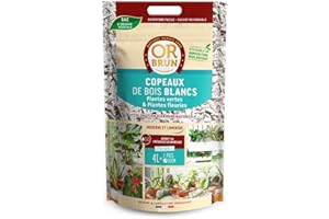 Or Brun, Copeaux de bois blanc UAB, Paillage, 4 litres