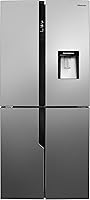 Hisense FMN431W20C Freestanding A+ Rated American Fridge Freezer - Stainless Steel Effect