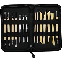 ZPSHYD Kit di strumenti per modellare l'argilla polimerica, 33 pezzi, kit completo per modellazione e scultura per artisti, scultura in ceramica, strumenti per scultura in ceramica