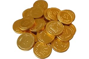 STEENLAND CHOCOLATE Gold Milk Chocolate £1 Coins (Pack Of 25)