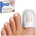 YOGAMEDIC Toe protection big toe can be cut to size - 12 pieces toe caps against friction, hammer toe, toe rubber, toe protectors for big toes, silicone toe pads for women, men