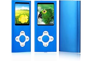 ES Traders® MP3 Player – MP3 Players with 8GB Memory, FM Radio, Voice Recorder & Rechargeable – 4th Generation Portable Music Player for Kids and Travellers – Includes Earphones & USB Cable