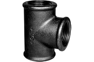 Georg Fischer +GF+ Temperguss Fitting, Schwarz, NR. 130, 1" B1, T-Stück