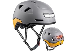 XNITO Bike Helmet with LED Lights - Urban Bicycle Helmet for Adults, Men & Women - CPSC & NTA-8776 Dual Certified - Class 3 E-Bikes, Scooters, Onewheel, Commuter, Mountain Bikes, MTB, BMX,