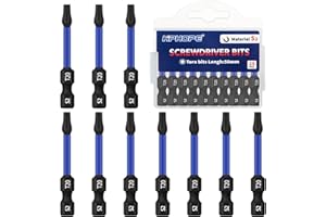 HPHOPE T20 Bit, Torx Bits T20, Bit-Sortiment, Länge: 50 mm, 10 Stück