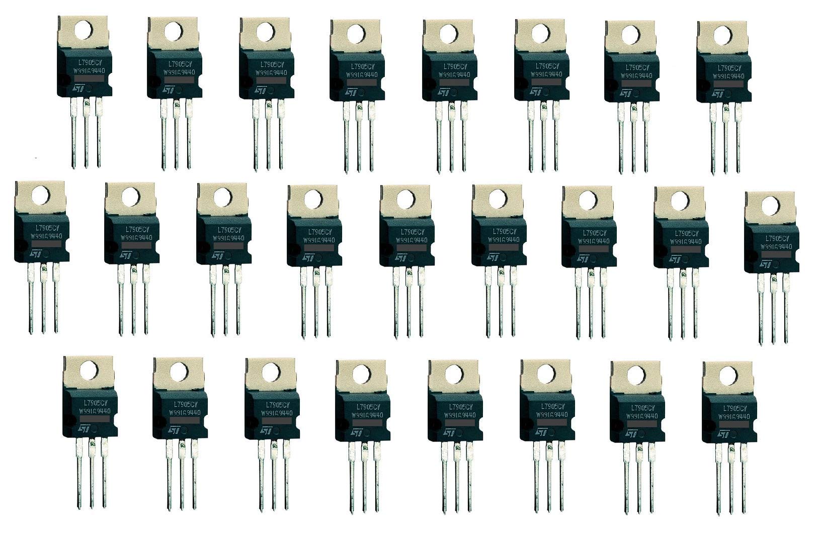 RISARYA L7905CV/7905 NEGATIVE VOLTAGE REGULATOR -5V 1.5A TO-220 PACK OF 25PCS