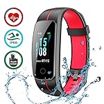 LATEC Fitness Tracker , Schermo a Colori Activity Tracker Smart Bracelet Impermeabile IP68 Pedometro Smartwatch con 14...