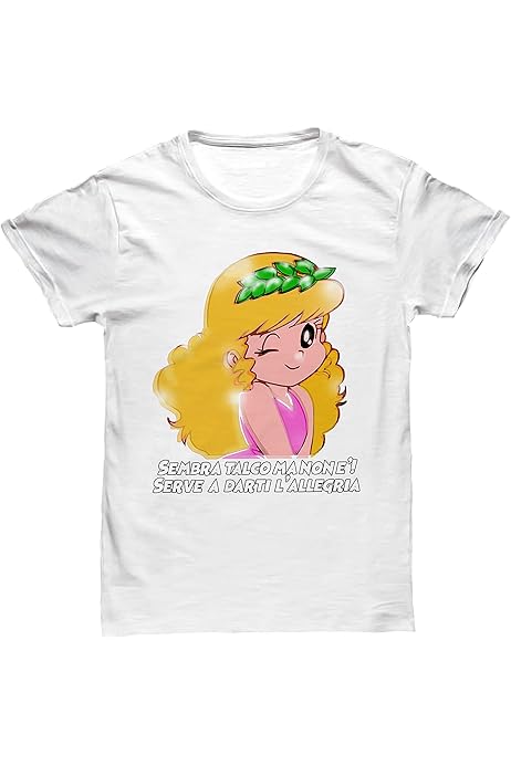 Uz Design Shop Online Maglietta Heidi Cartoni Animati Anni 80 UZ