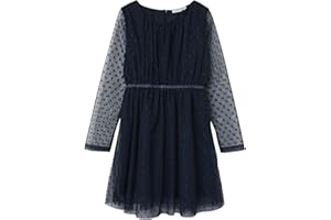 NAME IT Nkfvabos Ls Dress Noos Dziewczynki Nkfvabos Ls Dress Noos (1 w zestawie)