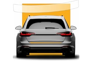 ‎LACKSCHUTZSHOP LACKSCHUTZSHOP - Lackschutzfolie passend für Audi A4 Avant B9 8W als Ladekantenschutz (Autofolie und Schutzfolie als Kantenschutz) - Ladekantenschutzfolie transparent 150µm mit Montage-Zubehör