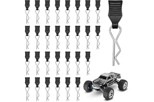 XIAOWANWAN 30 Stück RC Karosserie Clips,Karosserieklammern RC für 1/8,1/10,1/12,1/14, 1/16,RC Körper Shell Pin,Fernsteuerungs Car Ersatzteile (Stil 1)