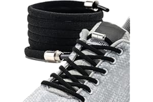 ‎LACEHYPE LaceHype - Premium Schnürsenkel ohne binden, elastischeSchuhbänder mit Metallkapseln, 1 oder 2 Paar - CP2 - mit Kapseln für Sneaker, Laufschuhe, Sporschuhe