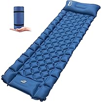 Materassino Gonfiabile ROPODA Per Campeggio - Ultraleggero Con Pompa A Pedale - Foto 12