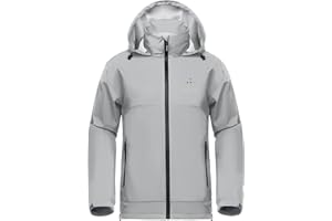 AXESQUIN Regenjacke Herren Wasserdicht Atmungsaktiv Leichte Regenmantel mit Kapuze Packbar Windbreaker Winddicht Outdoorjacke für männer