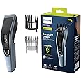 Philips HC3530/15 Regolacapelli Series 3000, Taglio Preciso e Semplice, Nero/Argento