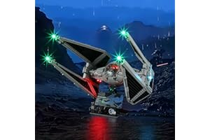 LIGHTAILING Juego de Luces para Lego-75382 Interceptor Tie - Kit de iluminación LED Compatible con el Modelo de Bloques de construcción Lego - Modelo No Incluido