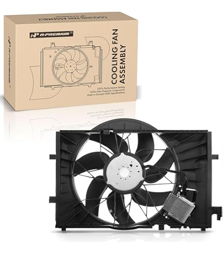 A-Premium Engine Radiator Cooling Fan Assembly Compatible With Select Land Rover Models - Range Rover Evoque 2012-2017, Discovery Sport 2015-2017, LR2 2013-2015 - Replace# LR011905, LR024292 - View #10
