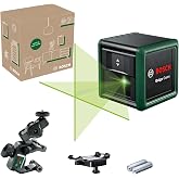 Bosch Home & Garden Quigo Green &Ccedil;izgi Lazer(Daha İyi G&ouml;r&uuml;n&uuml;rl&uuml;k i&ccedil;in Yeşil Lazer Teknolojisi,+/- 0,6 mm/m'lik iyileştirilmiş 