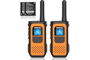 AWANFI Walkie Talkies for Kids Adults, Rechargeable Walkie Talkie with 1200mAh Li-Ion Battery, Long Range 16 Channels Radios, Walky Talky with VOX, USB-C Cable, Walkie-Talkie for Outdoor Camping