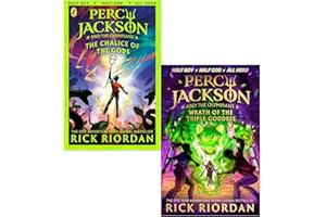 Percy Jackson and the Olympians Series 2 Books Collection Set By Rick Riordan (The Chalice of the Gods & Wrath of the Triple Goddess)