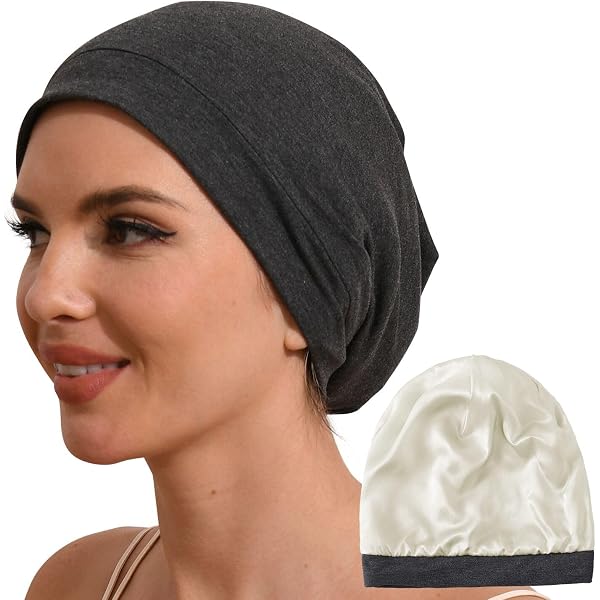 Satin-Schlafhaube Set – 4 Stück, Verstellbar, Schützt Vor Haarbruch & Frizz, Für Alle Haartypen