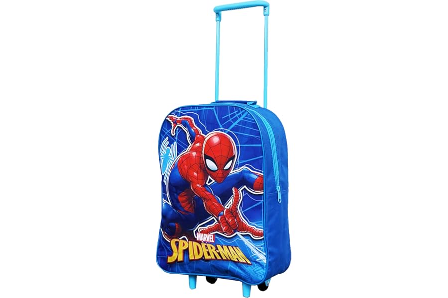 trolleys Kids Cabin Bag Suitcase - Lightweight with Wheels & Telescopic Handle - Ideal for Short Breaks, Holidays, Sleepovers, School Trips
