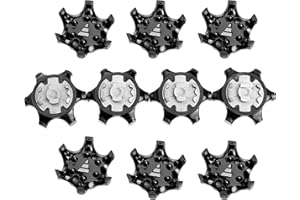 Skyzone Confezione da 10 punte per scarpe da golf antiscivolo, facili da installare per gli aiuti all'allenamento di golf, forniscono stabilità e comfort per i golfisti