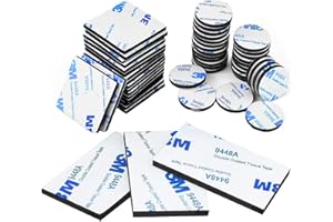 Caremore 60 Pezzi Double Face Extra Fort, Colle Forte, Nero, 53 cm x 4 cm x 3 mm