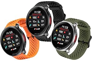 OUTPUTBT Silicone Cinturino 22mm Compatibile con Polar Grit X Pro/Grit X/X2 Pro, Vantage M/M2/M3, Sport Cinturini per Polar Vantage V2/V3 per Uomo Donna